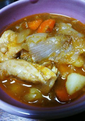簡単‼美味しい鶏肉の赤ワイン煮-レシピのメイン写真