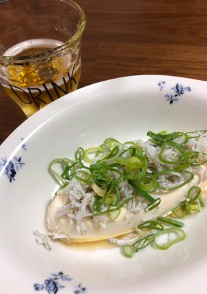 ビールが進む…ゴマ香るシラス冷奴-レシピのメイン写真