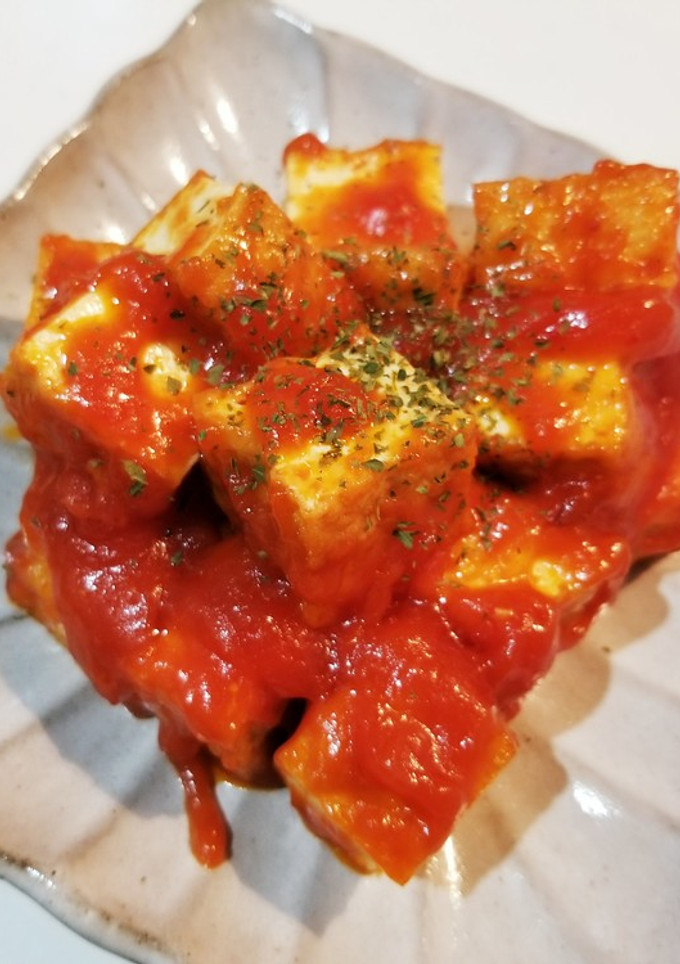 子供も食べれる♡厚揚げでエビチリ風-レシピのメイン写真