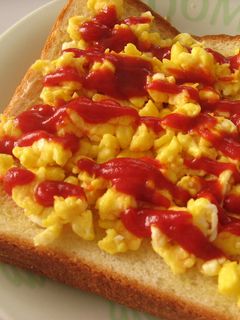 スクランブルエッグトースト-レシピのメイン写真