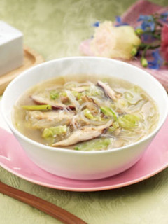 椎茸と春雨の中華風スープ-レシピのメイン写真