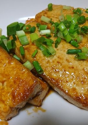 【簡単ヘルシー】豆腐のしょうが焼き-レシピのメイン写真