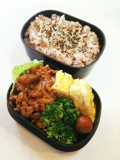 お弁当(6/3)ポークケチャップ-レシピのメイン写真