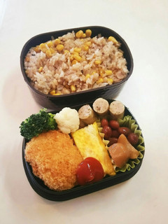 お弁当(6/5)コロッケ-レシピのメイン写真