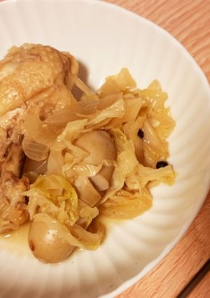 鶏肉の黒酢シュークルート-レシピのメイン写真
