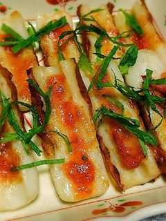 ちくわの梅マヨ焼き♪-レシピのメイン写真