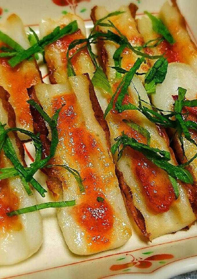 ちくわの梅マヨ焼き♪-レシピのメイン写真