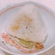 こんぶ茶がいい塩梅!甘い、あんこおにぎり