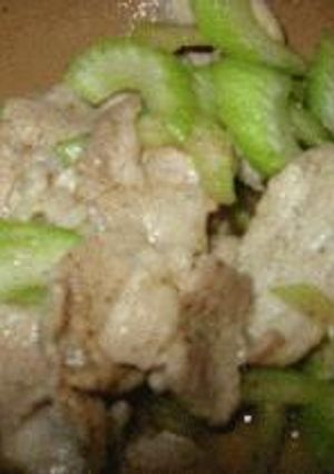 豚肉とセロリの炒め物-レシピのメイン写真