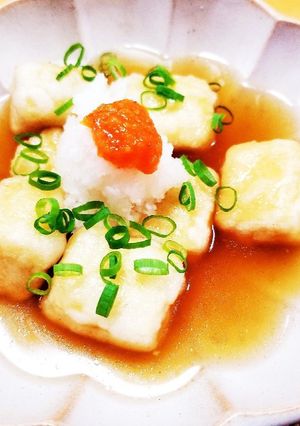 高野豆腐の揚げ出し-レシピのメイン写真