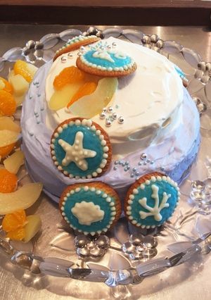 海のケーキ-レシピのメイン写真