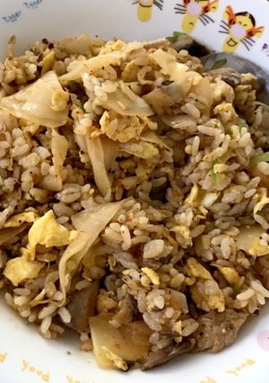 サバの水煮缶で簡単♡サバガリキムチ炒飯-レシピのメイン写真