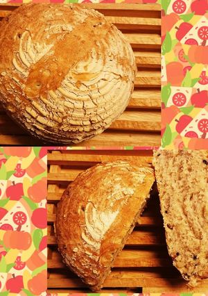 捏ねない雑穀入りカンパーニュ♪-レシピのメイン写真
