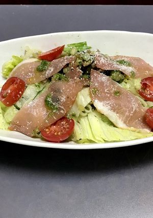 和風ジェノベーゼ冷やし麺-レシピのメイン写真