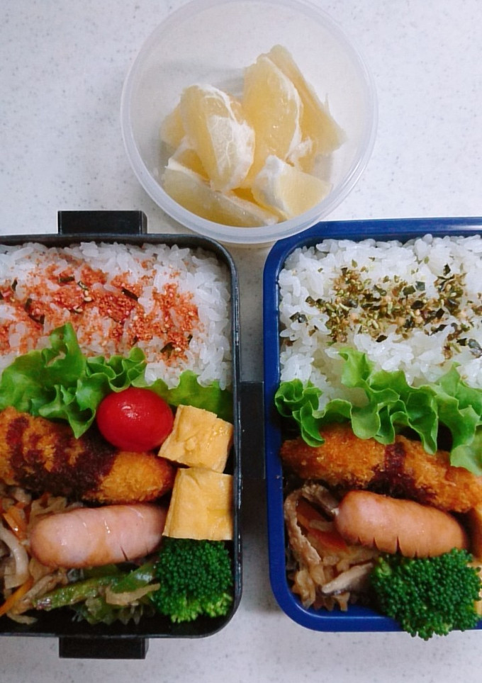☆高校生娘と私のお弁当☆54-レシピのメイン写真