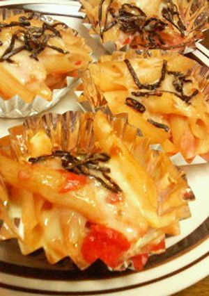 お弁当♡ﾍﾟﾝﾈのﾄﾏﾄ風味ｸﾞﾗﾀﾝ風-レシピのメイン写真