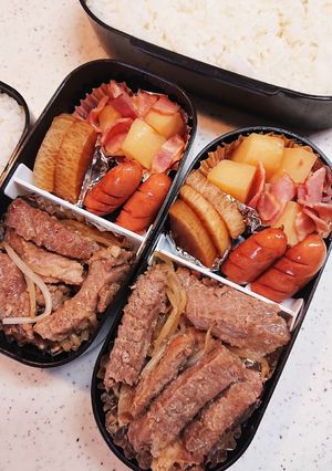 肉好き男子お弁当61-レシピのメイン写真