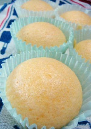 保育園の素朴な素朴な卵むしパン♪-レシピのメイン写真