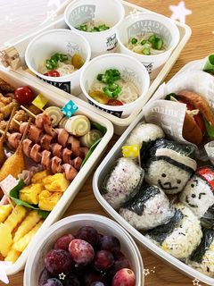 2019☆姉妹の運動会弁当☆-レシピのメイン写真