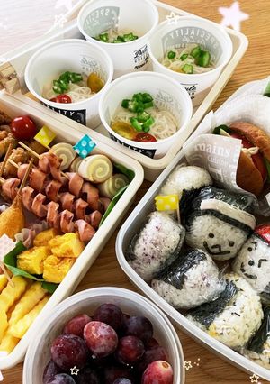 2019☆姉妹の運動会弁当☆-レシピのメイン写真