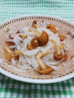大根となめこのさっぱりらっきょう酢あえ-レシピのメイン写真