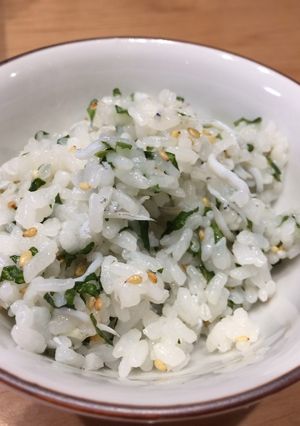 大葉としらすの混ぜご飯-レシピのメイン写真