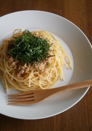ランチに 納豆パスタ-レシピのメイン写真