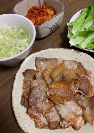 簡単おつまみ☆なんちゃってサムギョプサル-レシピのメイン写真