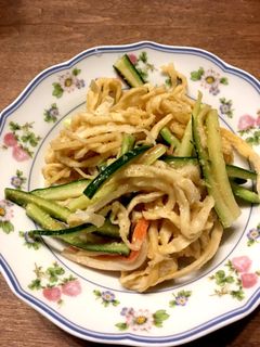 冷やし中華ダレで切干し大根の中華風サラダ-レシピのメイン写真