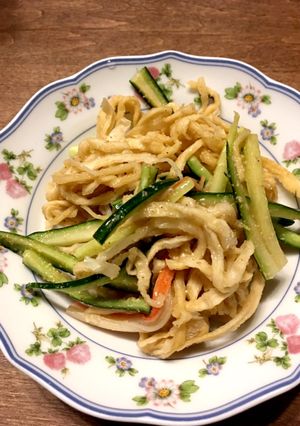 冷やし中華ダレで切干し大根の中華風サラダ-レシピのメイン写真