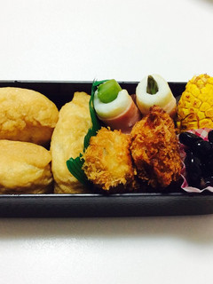 167、お稲荷さんとカキフライ弁当♡-レシピのメイン写真