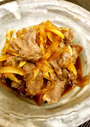 ご飯がすすむ!豚ハツの甘辛煮-レシピのメイン写真