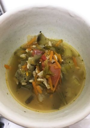 簡単でお野菜たっぷりミネストローネ-レシピのメイン写真