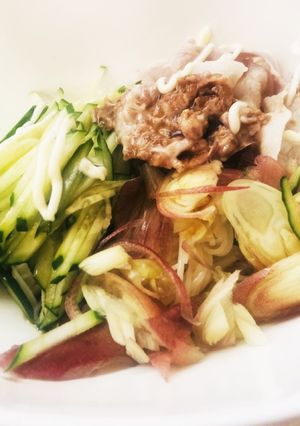 さっぱりがっつり梅マヨ素麺-レシピのメイン写真