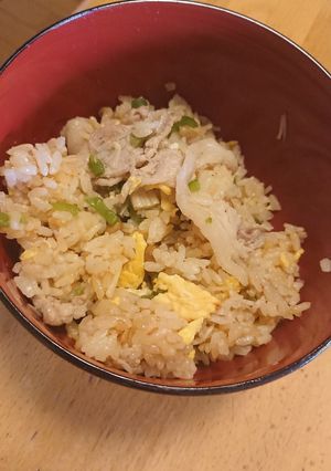 豚肉とピーマンと納豆チャーハン♪-レシピのメイン写真