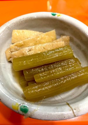 フキとお揚げの煮物-レシピのメイン写真