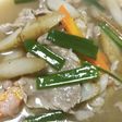 山形名物牛肉とごぼう汁