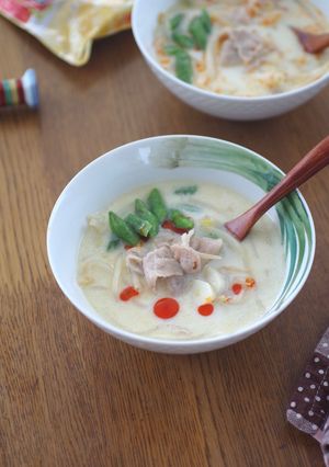 豚バラともやしの豆乳スープ-レシピのメイン写真