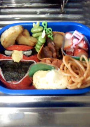 ゴーオンレッド弁当-レシピのメイン写真