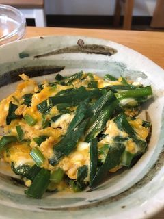 ニラの卵とじ-レシピのメイン写真