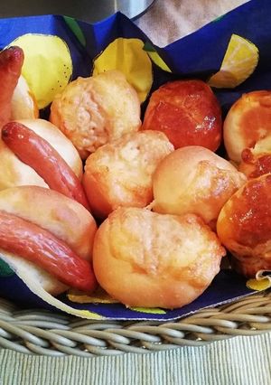 冷めてもふわふわ!　3種の惣菜パン-レシピのメイン写真