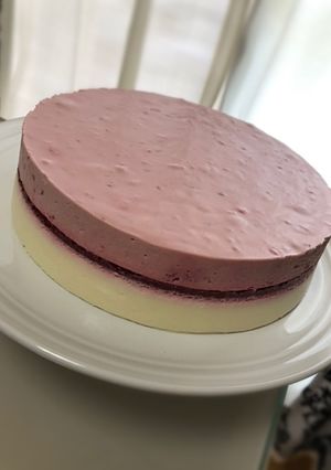 ラズベリーとライチのレアチーズケーキ-レシピのメイン写真
