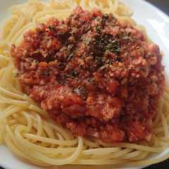 รูปของ レンジで簡単♪ヘルシーミートソース