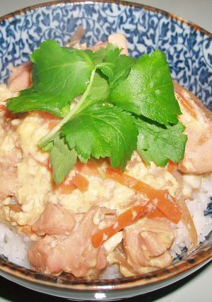 鶏ごぼうな親子丼♪-レシピのメイン写真