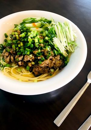 肉味噌で坦々パスタ-レシピのメイン写真