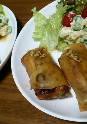ダイエットに効果的鰯いり春巻き♪-レシピのメイン写真