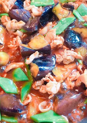 モロッコいんげんの入った 麻婆茄子-レシピのメイン写真
