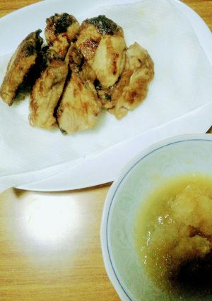 おろしポン酢で☆鰹の竜田揚焼き　-レシピのメイン写真