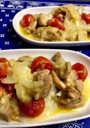 カレー風 鶏もものチーズ焼-レシピのメイン写真