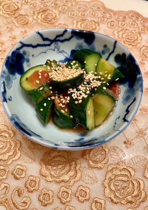 夏に嬉しい！梅きゅう-レシピのメイン写真